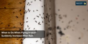 flying insects suddenly increase after rain