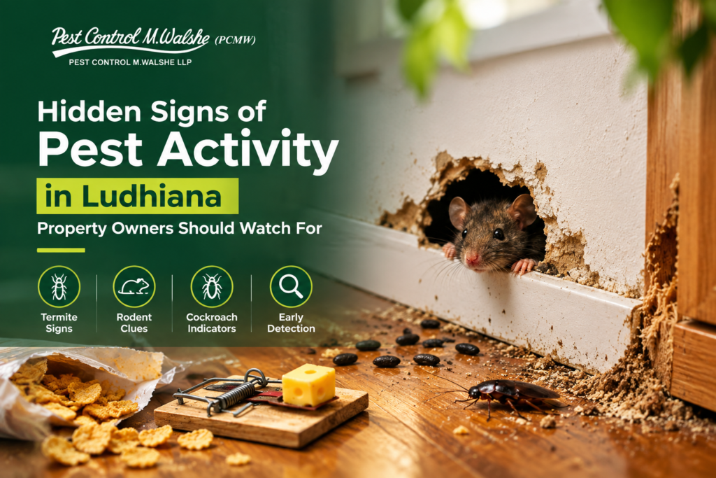 hidden signs of pest inactivity